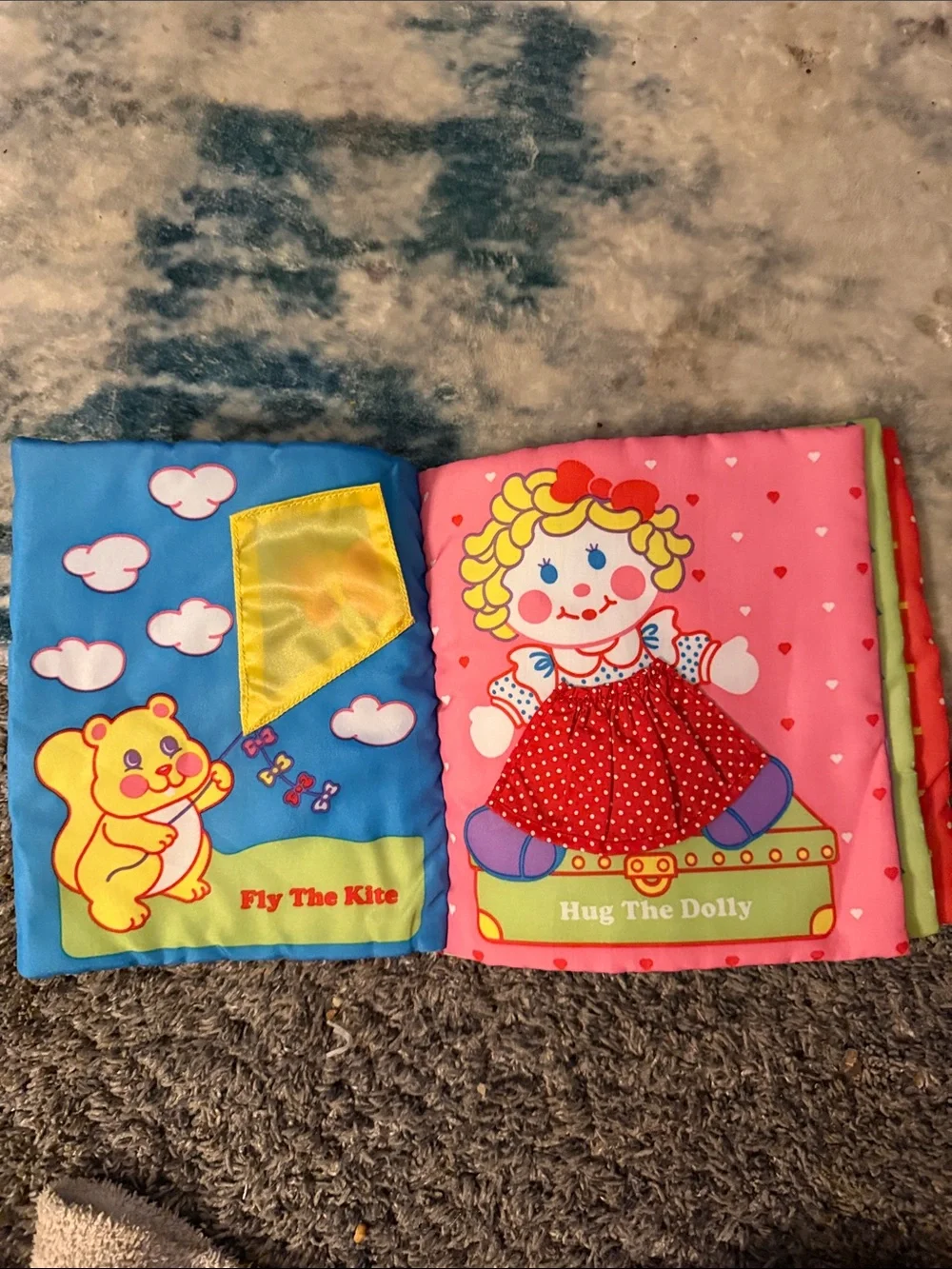 Playskool Baby's Playtime Soft Cloth Book - Yellow & Red